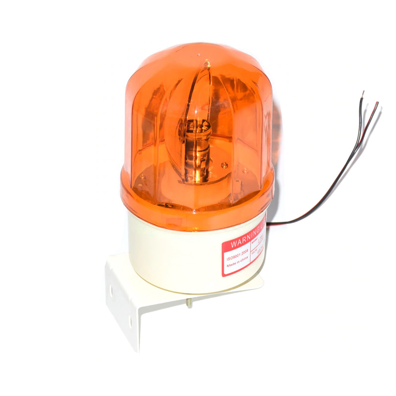 ไซเรนไฟหมุนสีเหลือง 220V ขนาด 4 นิ้ว