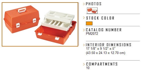 EMS First Aid Box กล่องปฐมพยาบาลฉุกเฉิน 2 ลิ้นชัก รุ่น ES-2072