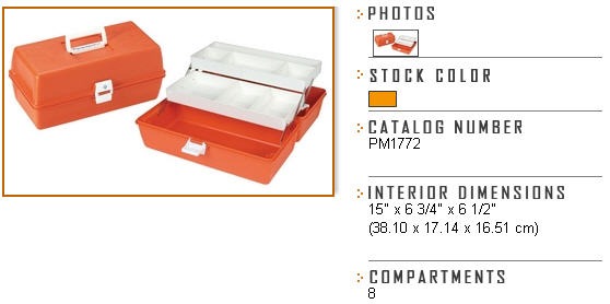 EMS First Aid Box กล่องปฐมพยาบาลฉุกเฉิน  2 ลิ้นชัก รุ่น ES-1772