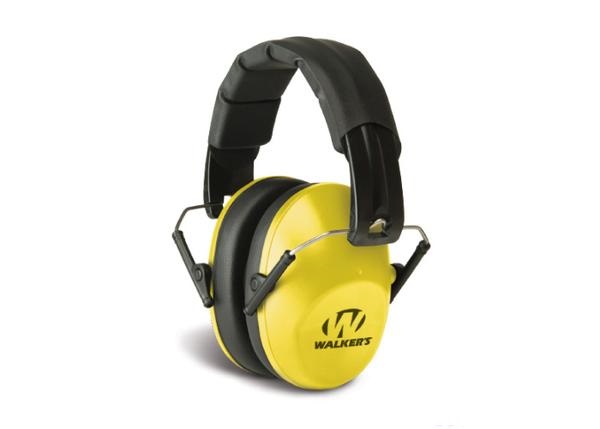 Walker - Pro-Low Profile Folding Earmuffs [ Yellow ]