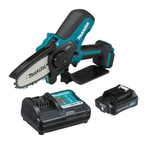 เลื่อยโซ่ตัดกิ่งไม้ พร้อมแบตเตอรี MAKITA UC100DWA ขนาด 4 นิ้ว 12V